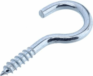 Pièces agricoles - Fasteners - Vis à crochet 3,3 mmx40 mm, ronde, acier