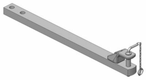 Barre d'attelage 80x50 L1170mm Cat. 2 diamètre 31,5mm