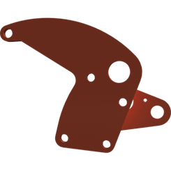 Pièces agricoles - Pièce divers - levier pivotant peint à droite