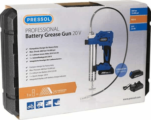 Pièces agricoles - Outils atelier - Pistolet à graisse sur batterie 20V 2Ah