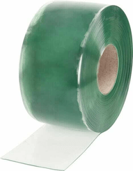 Pièces agricoles - Cloture,Jardin & Sylviculture - Lanière de rideau Polar PVC, 200x2 mm, 50 m, transparente
