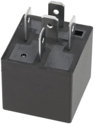 Pièces agricoles - Eclairage - Mini relais 12V, inverseur, 30A/40A, avec résistance, sans support