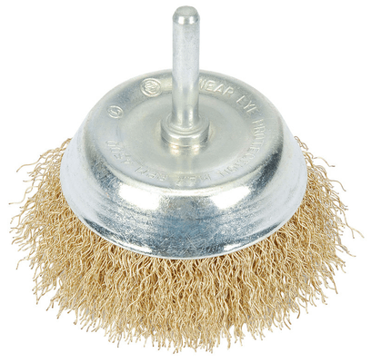 Pièces Quad & Motos - Outillage - Brosse métallique cuvette à tige DRAPER Ø50mm