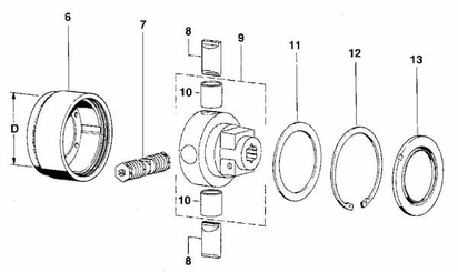 Pièces agricoles - Transmission - Joint P. K64/1