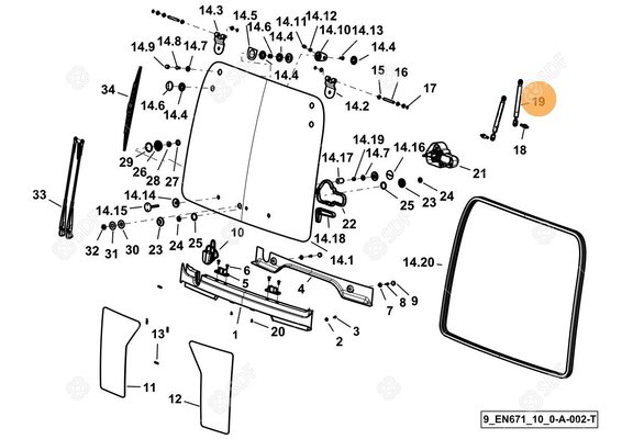 Pièces agricoles - Cabine et structure - STABILUS LIFT-O-MAT