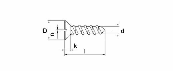 Pièces agricoles - Fasteners - Vis auto-perforante 3.9x16mm, DIN 7972 Kramp