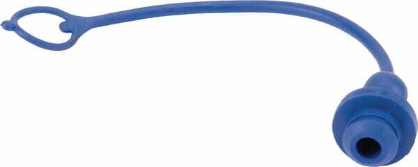 Pièces agricoles - Hydraulique - Bouchon anti-poussière PVC bleu pour 3/8" ANV femelle