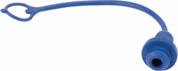 Bouchon anti-poussière PVC bleu pour 3/8" ANV femelle