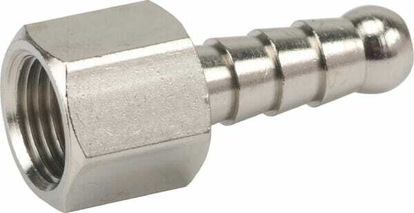 Pièces agricoles - Pièce pneumatique - Embout de tuyau 6 mm x 1/8"