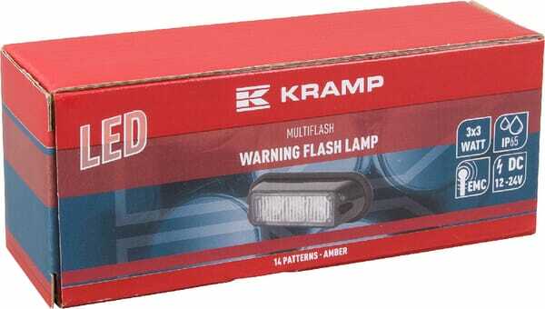 Pièces agricoles - Eclairage - Avertisseur flash LED orange 3x3W 12/24V