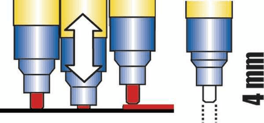 Pièces agricoles - Outils atelier - Marqueur rouge