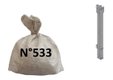 SACHET FERRURE TRIO SIMPLIFIE AVEC ENTRETOISE
