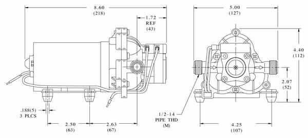 Pièces agricoles - Pièce Pulvérisateur - Pompe 24V 11,3l/m