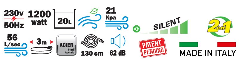 Materiels - Aspirateur - ASPIRATEUR CENDRES "PERFETTO" 20L 1200W