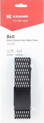 Vêtements et protections - Vêtement  - Ceinture Kramp 135 cm, Noire/Grise