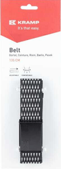 Vêtements et protections - Vêtement  - Ceinture Kramp 135 cm, Noire/Grise