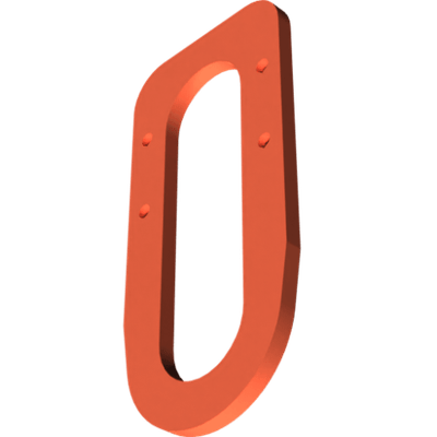 Pièces agricoles - Pièce divers - guides à rouleaux peints