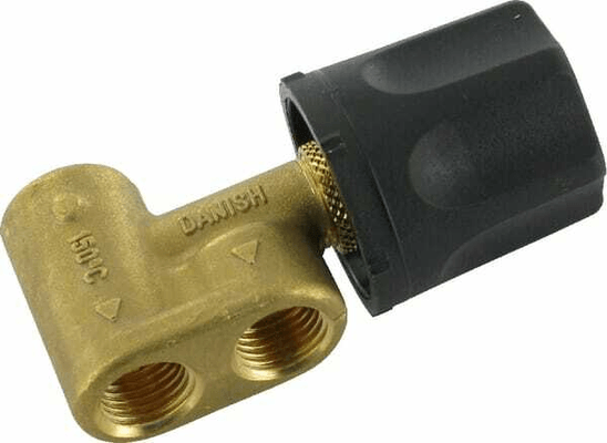 Pièces agricoles - Hydraulique - Vanne à aiguille double lance 1/4"