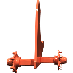 Pièces agricoles - Pièce divers - cadre de roue droite soudé -peint-