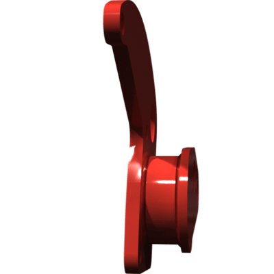 Pièces agricoles - Pièce divers - levier pivotant peint à gauche