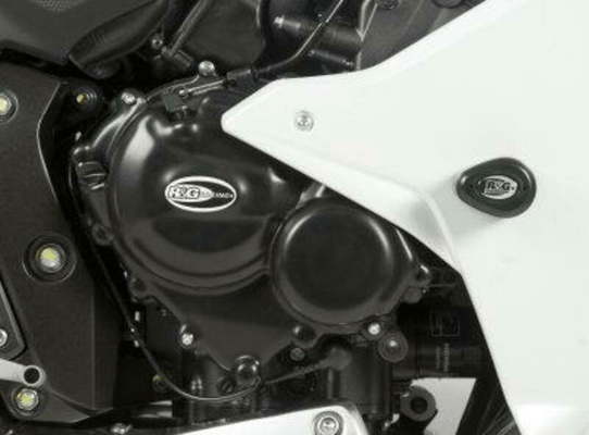 Pièces Quad & Motos - Equipement véhicule - Couvre-carter droit (embrayage) R&G RACING noir Honda CBR600F