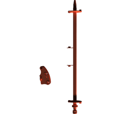 Pièces agricoles - Pièce divers - bride d’accouplement soudée -peinte-