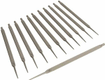 Lot de 12 - lime plate pour double angle de coupe droite