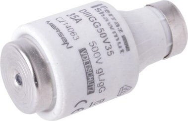 Pièces agricoles - Electricité - Fusible 500V 35A longueur 50mm