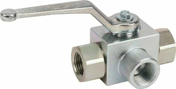 Pièces agricoles - Hydraulique - Vanne billes 3 v.1/2" jnt sp.