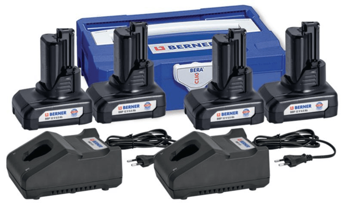 Electroportatif - Electroportatif divers et accessoires - 2x 2 accus 6Ah, BC1