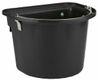 Seau mangeoire plastique noir