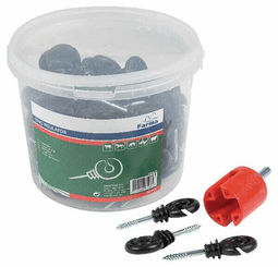 Pièces agricoles - Cloture,Jardin & Sylviculture - Isolateurs annulaires, 90 pces