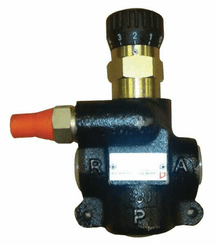 Pièces agricoles - Hydraulique - Régulateur de débit 3 voies 0-65l/min