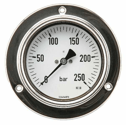 Pièces agricoles - Hydraulique - Manomètre Ø100 0-250bar ½"pan.