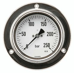 Pièces agricoles - Hydraulique - Manomètre Ø100 0-250bar ½"pan.