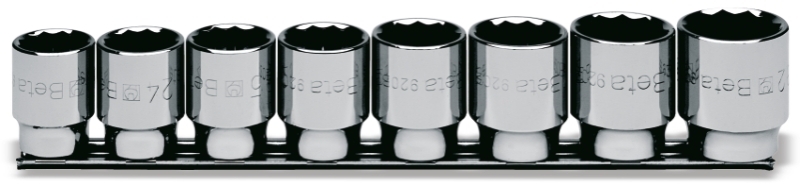 Pièces Quad & Motos - Outillage - Coffret 8 douilles BETA 1/2'' 12 pans sur support