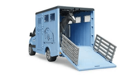 Loisirs - Jouets - MB Sprinter transporteur d'animaux avec 1 cheval