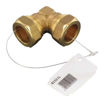 Pièces agricoles - Hydraulique - Raccord coudé serrage 22x22mm