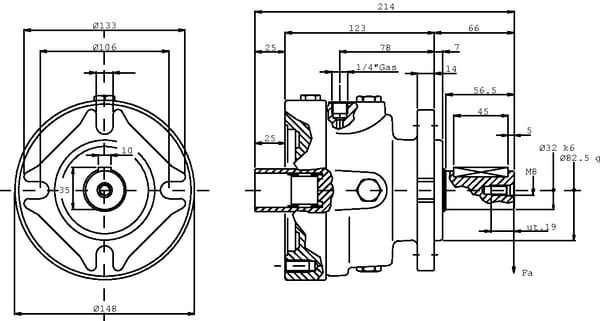 Pièces agricoles - Transmission - Freins lamelles RF2 89 OMS