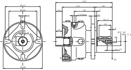 Pièces agricoles - Transmission - Freins lamelles RF2 89 OMS