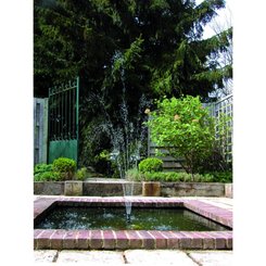 Materiels - Pompe - POMPE FONTAINE 50W AVEC 4 JETS DIFFERENTS POSSIBLES