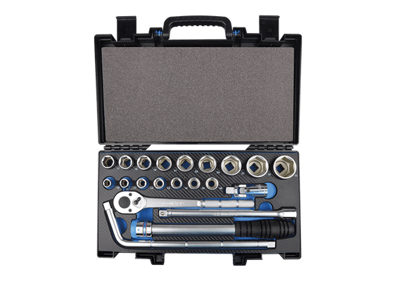 Outils - Outils divers - Coffret de douilles et accessoires 1/2" - 21pièces