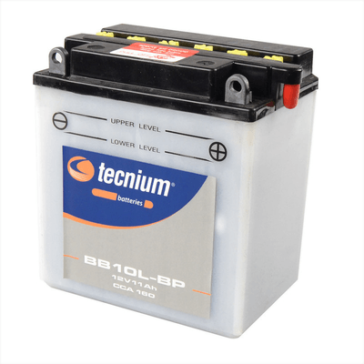 Pièces Quad & Motos - Electrique - Batterie TECNIUM conventionnelle avec pack acide - BB10L-BP
