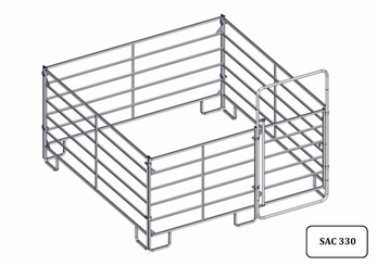 Materiels - Accessoires 100Kg-200Kg - PARC PANEL COMPLET 3X3M AVEC PASSAGE