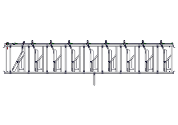 Materiels - Cornadis - PACK DE 6 PANNEAUX AXIAL II REG DE 9P./6M L.5.70M