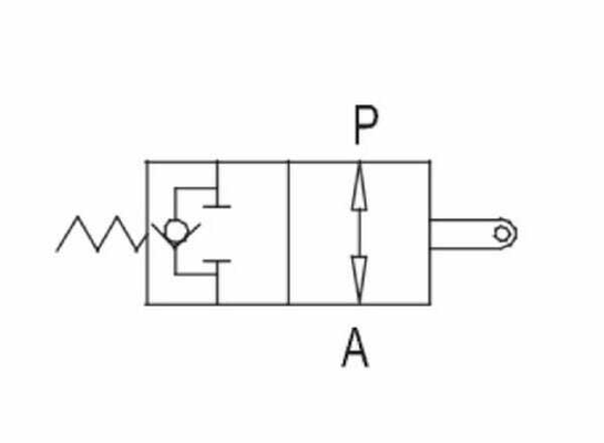 Pièces agricoles - Hydraulique - Clapet fin de course1/2"VFC-TS