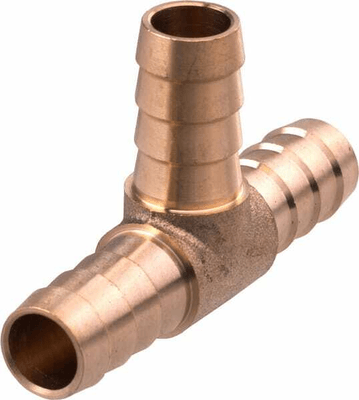 Pièces agricoles - Hydraulique - Conn. en T 1/2" en laiton