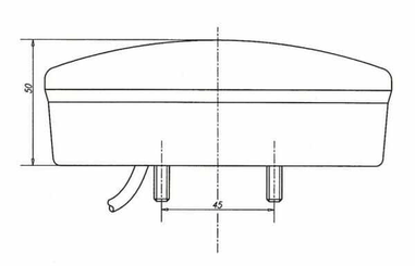 Pièces agricoles - Eclairage - Feu multifonction arrière LED 12V rond câblé Ø 142mm, Kramp
