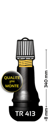 Pièces Quad & Motos - Outillage - Valves droites caoutchoutées BIHR TR413 - 100 pièces