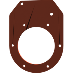 Pièces agricoles - Pièce divers - support hydr. ventilateur -peint-